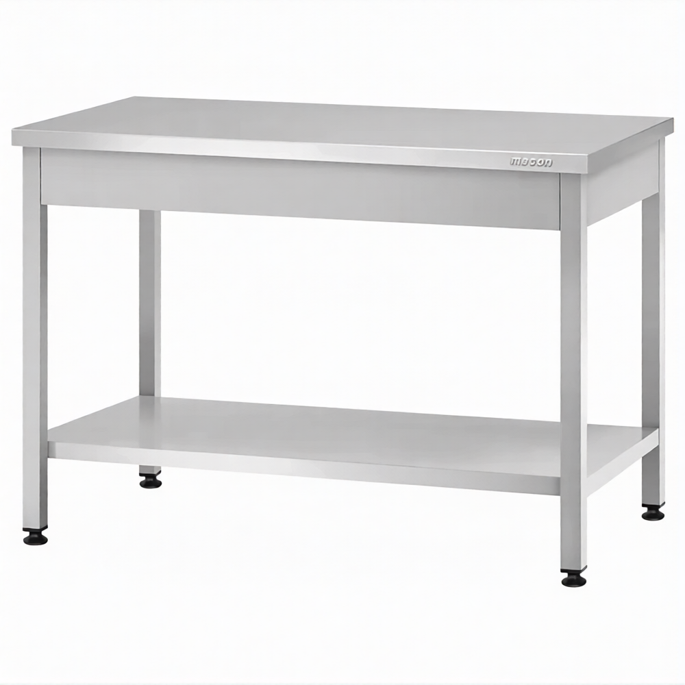 Стол производственный СПРп - 860х1000х700 «Profi Ral» (полка сплошная)