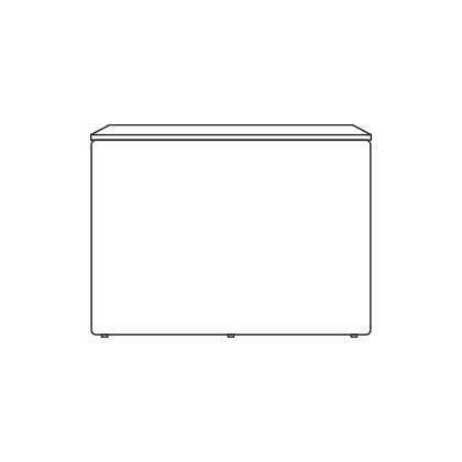 Нейтральный модуль для линий раздач Luxstahl ЛДСП L-1215мм