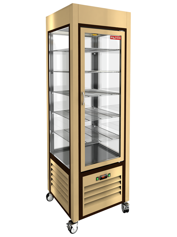 Витрина кондитерская вертикальная HICOLD VRC 350 Be 284288