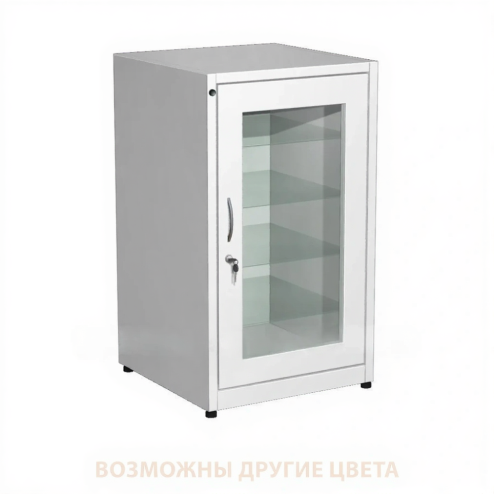 Тумба металлическая с УФ-бактерицидным облучателем ТМБ (белый)