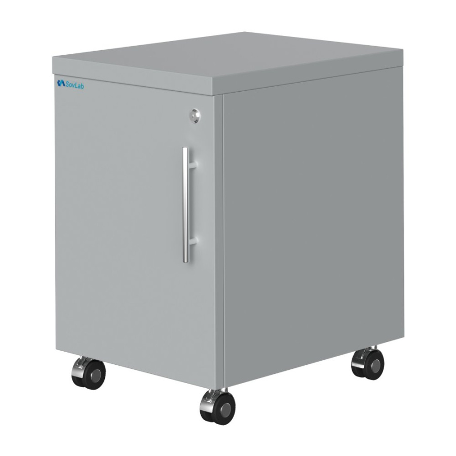 Тумба подкатная низкая с дверью Mod. 400 ТДМн левая