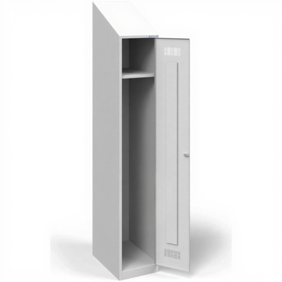 Шкаф для одежды металлический ШРВ-ОД-300 с наклонной крышей