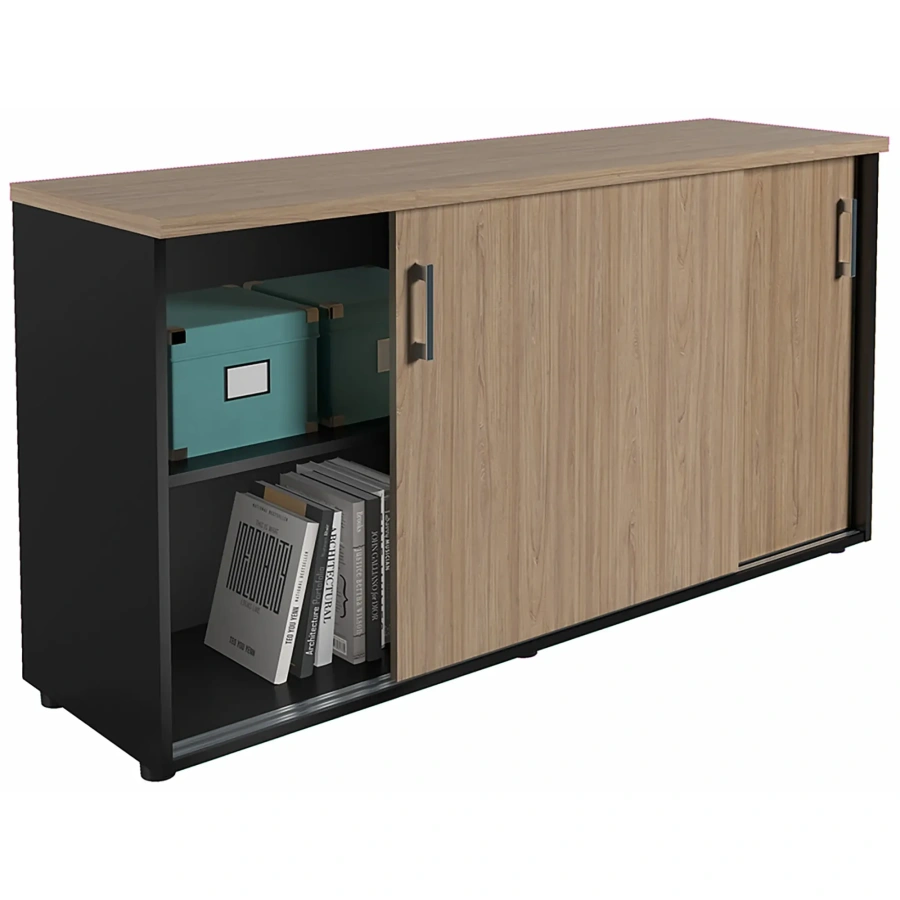 Шкаф-купе NWT 0714 вяз натуральный/антрацит