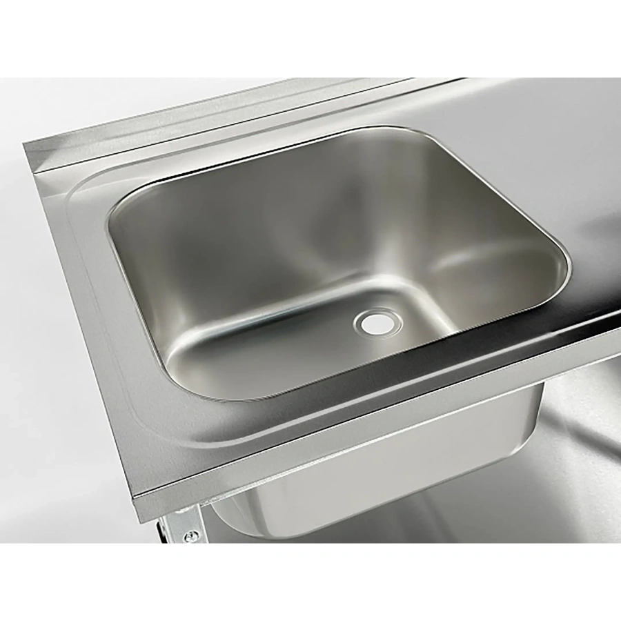 Ванна моечная с рабочей поверхностью ВМЦР/1-13/6-БЛП-ЭЦ