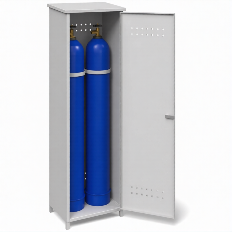 Шкаф для 2-х баллонов на 40 литров ШГБК-04 сварной, усиленный