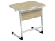 Стол 1-местный школьный 3-5 г/р "Нова" с наклоном столешницы 0-15° (дуб "Бардолино", м/к белый)