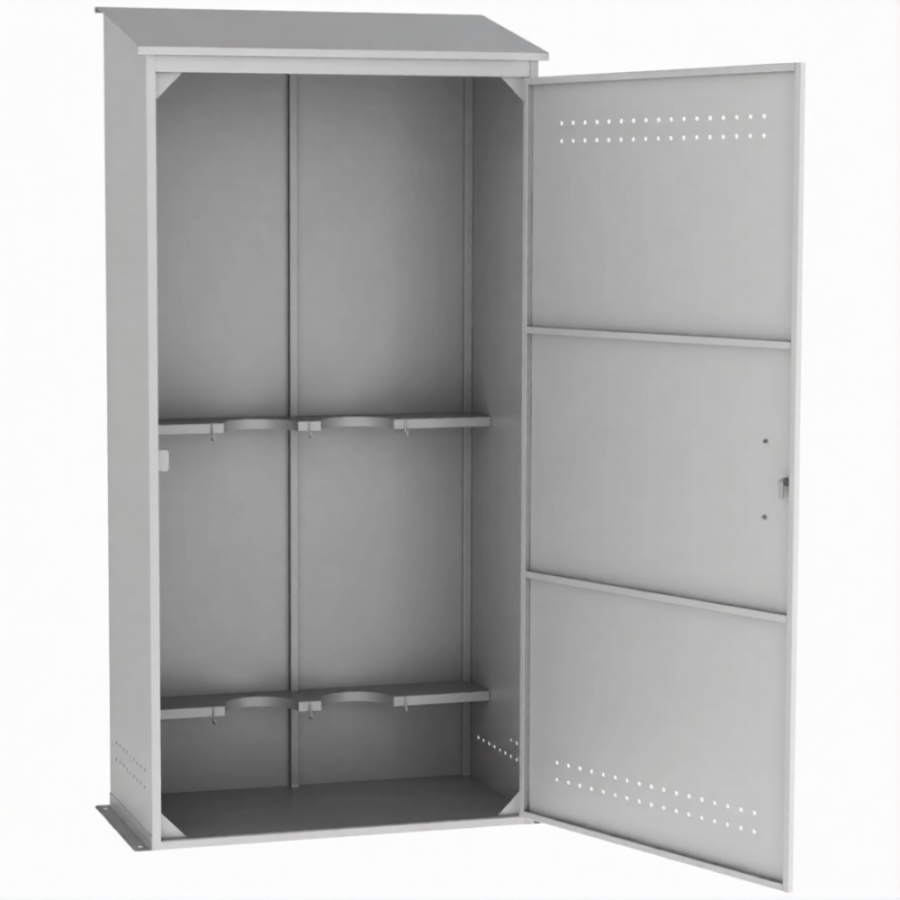 Шкаф для 2-х газовых баллонов ШГБК-013 усиленный