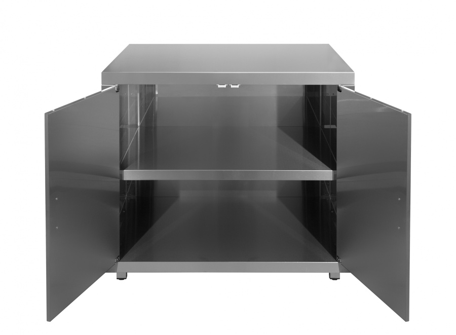 Стол-тумба универсальный  Luxstahl СТУР2-11/8 распашные двери