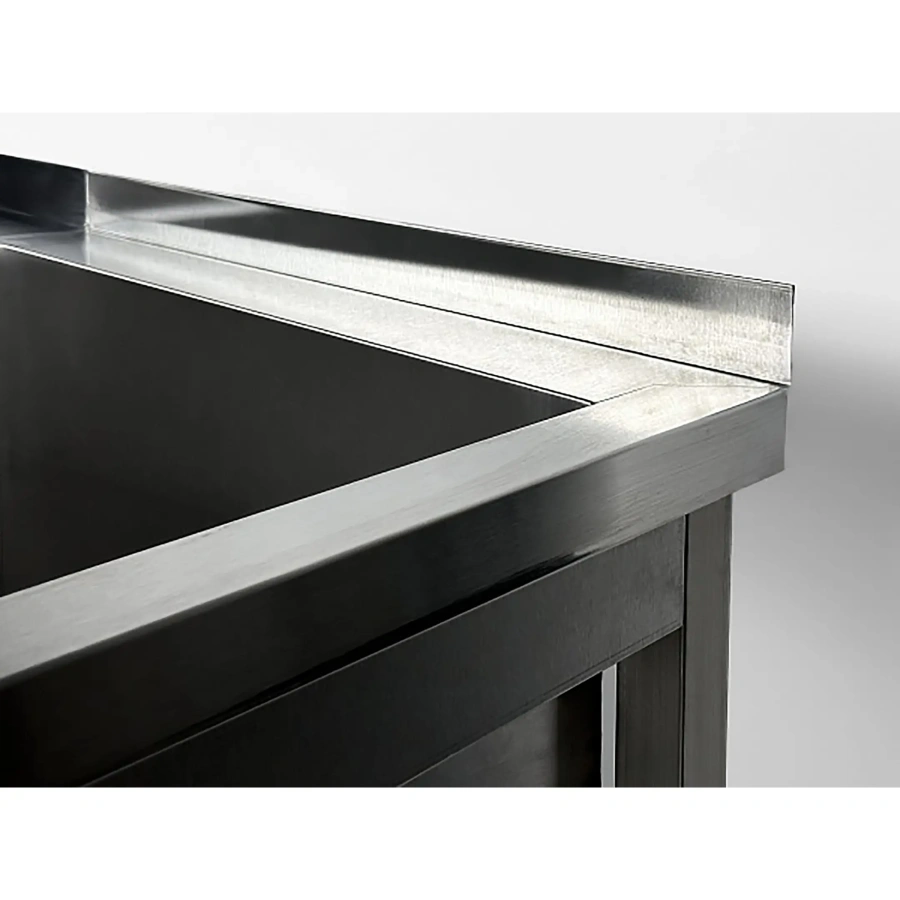 Ванна моечная трехсекционная с бортом ВМС-3/7-Б-ЭН