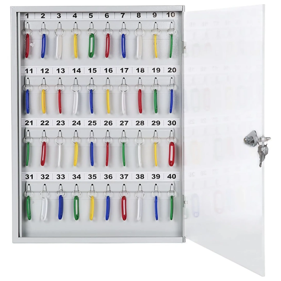 Ключница с прозрачной дверцей КЛС-40 (с брелками)